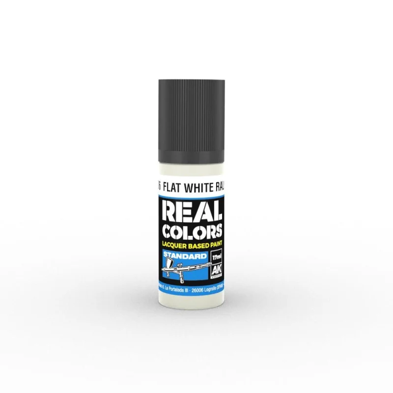 Vernice AK INTERACTIVE: Real Colors Flat White RAL 9003 17 ml.