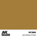 Pittura acrilica per modellini AK INTERACTIVE: Real Colors RAF Middle Stone 17 ml.