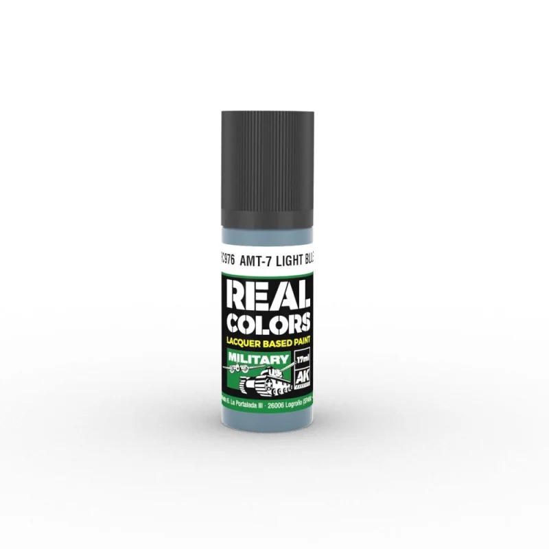 Vernice AK INTERACTIVE: Real Colors AMT-7 Light Blue 17 ml.