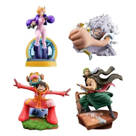 Figurina One Piece Petitrama set PVC Figures Logbox Re Birth Egghead Set 9 cm