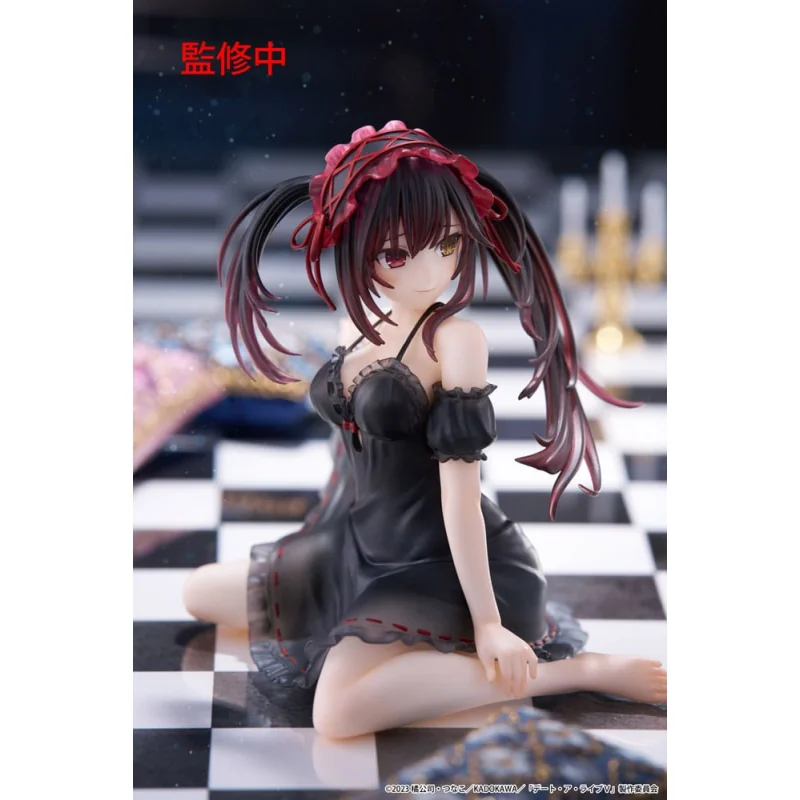 TAPR451777700 Date A Live V Desktop Cute Figure Kurumi Tokisaki Nightwear Ver. 13cm