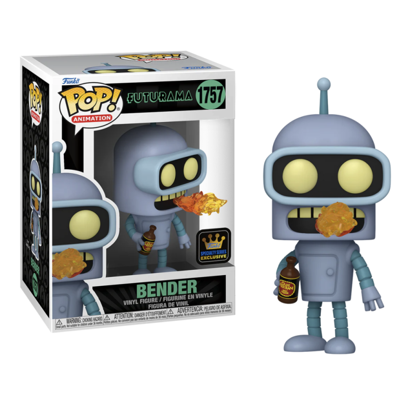 Figurini Pop FUTURAMA - POP TV N° 1757 - Bender with Chase (GW)