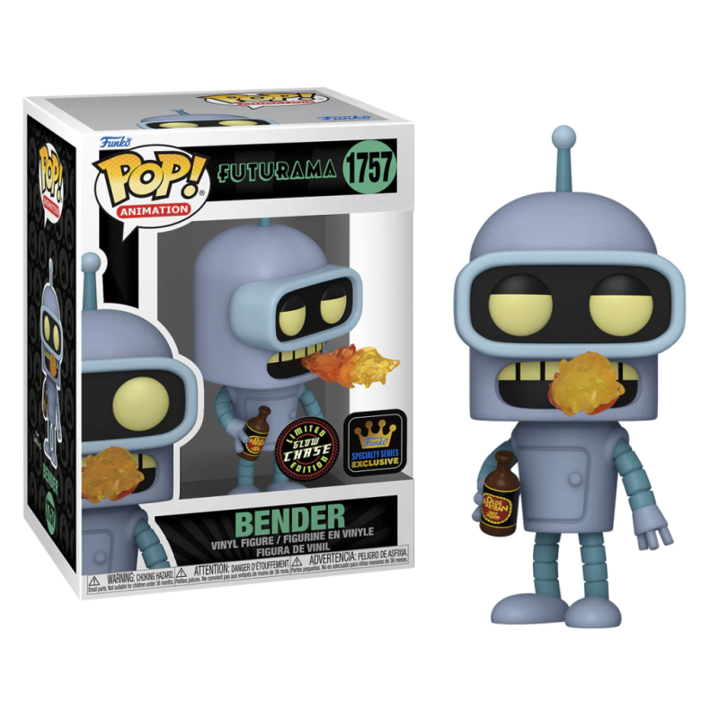 Figurini Pop FUTURAMA - POP TV N° 1757 - Bender with Chase (GW)