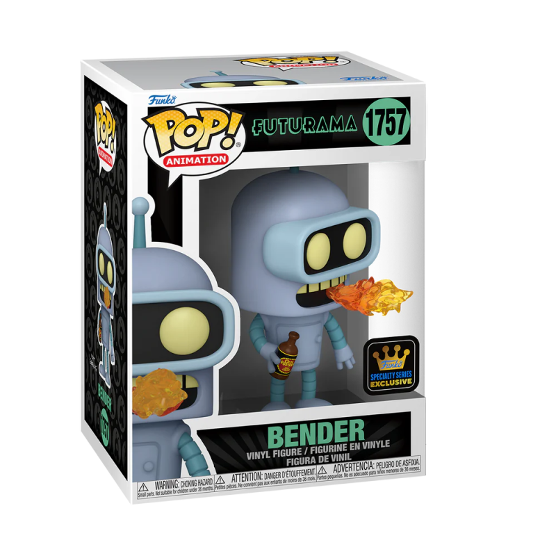 Funko FUTURAMA - POP TV N° 1757 - Bender with Chase (GW)