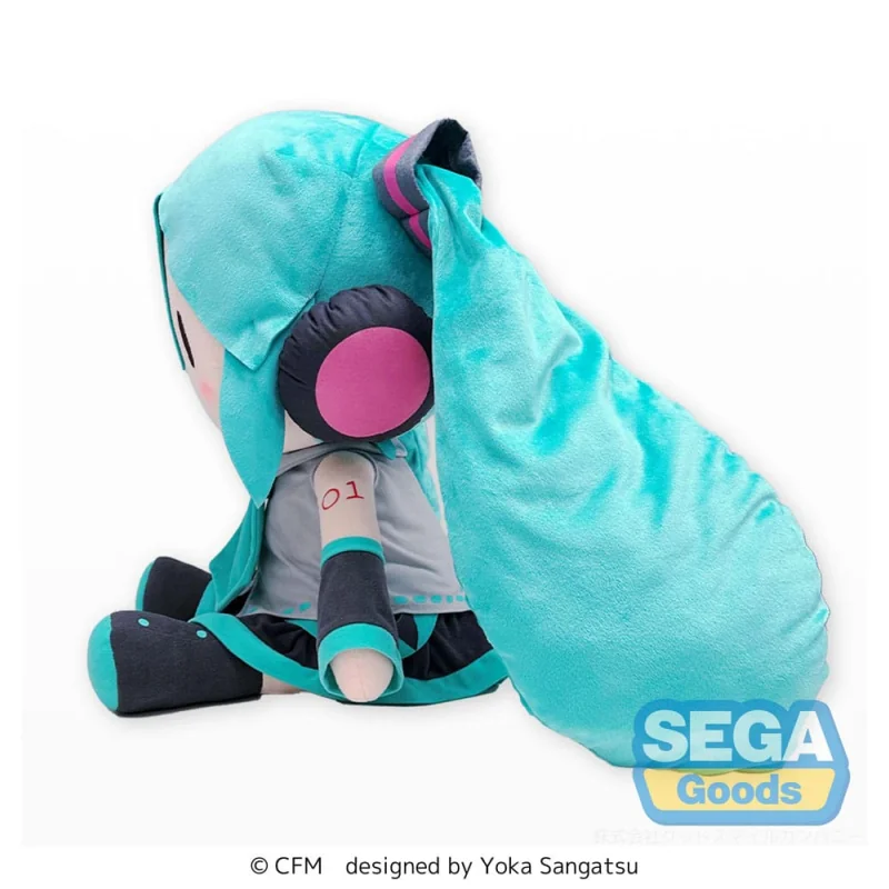 Peluche Character Vocal Series 01: Hatsune Miku plush toy Fuwa Small Hatsune Miku Dodeka Jumbo 50 cm