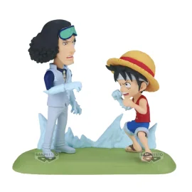 Figurina ONE PIECE - Luffy Vs Kuzan - WCF Log Stories Figure 9cm