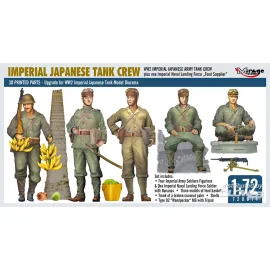 Kit Modello WW2 IMPERIAL JAPANESE TANK CREW + one Imperial Naval Landing Force Food Supplier