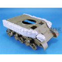 Resina stampata in 3D US Light Tank M5 / M8 Side Hull Sandbag Armor set