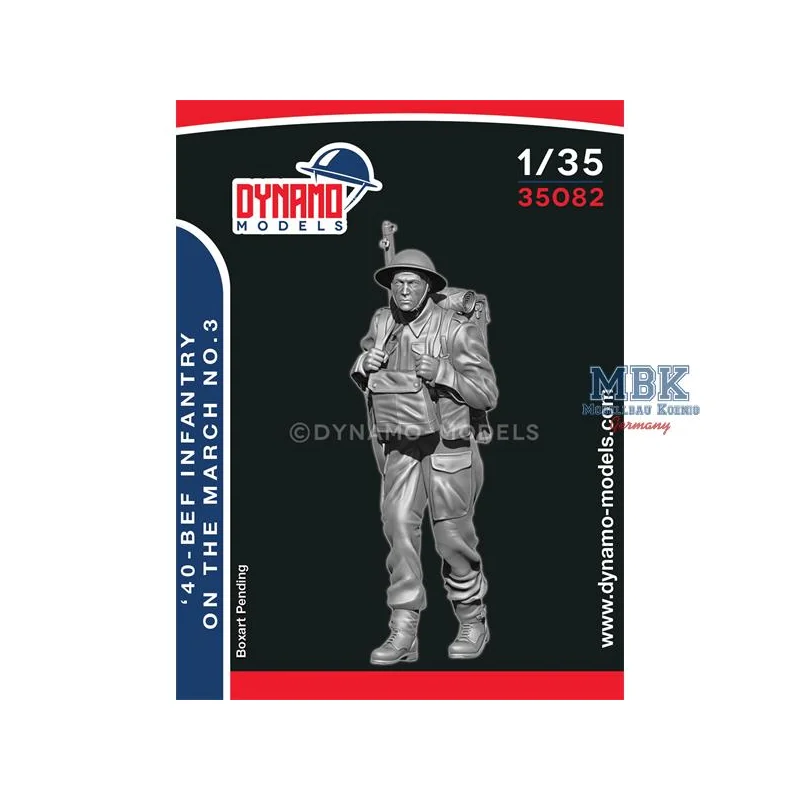 Figurini 40’ BEF Infantryman Marching No.3