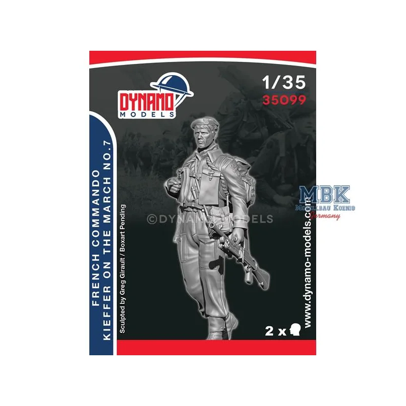 Figurini French Commando Kieffer Marching No.7