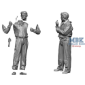 Figurine storiche WW2 US Navy Pilot (on deck) 1:24