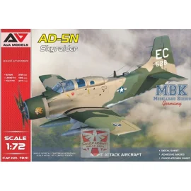 Kit modello AD-5N (A-1G) "SkyRaider"( Night attack ver.)