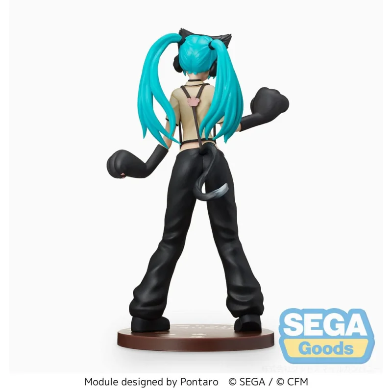 Hatsune Miku Project DIVA Arcade Future Tone SPM Hatsune Miku Kitty Cat 23 cm