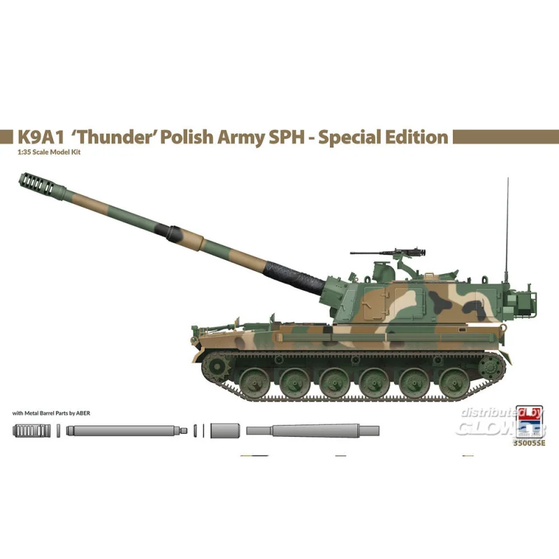 Kit Modello K9A1 'Thunder' Polish Army SPH - Special Edition