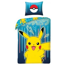  Pokémon Pikachu bedding set 140 x 200 cm / 70 x 90 cm