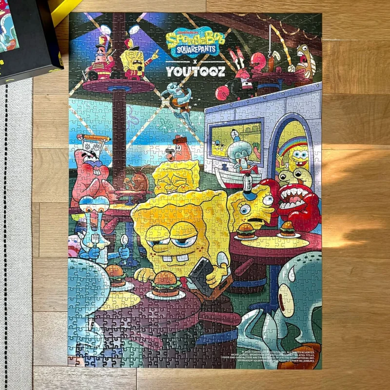 Puzzle SpongeBob SquarePants Krusty Krab Jigsaw Puzzle (1000 Pieces)