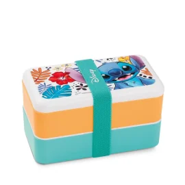  STITCH - Lunch boxes 18x10cm - White