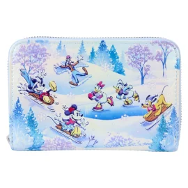  Disney Loungefly Mickey And Friends Winter Wonderland Wallet