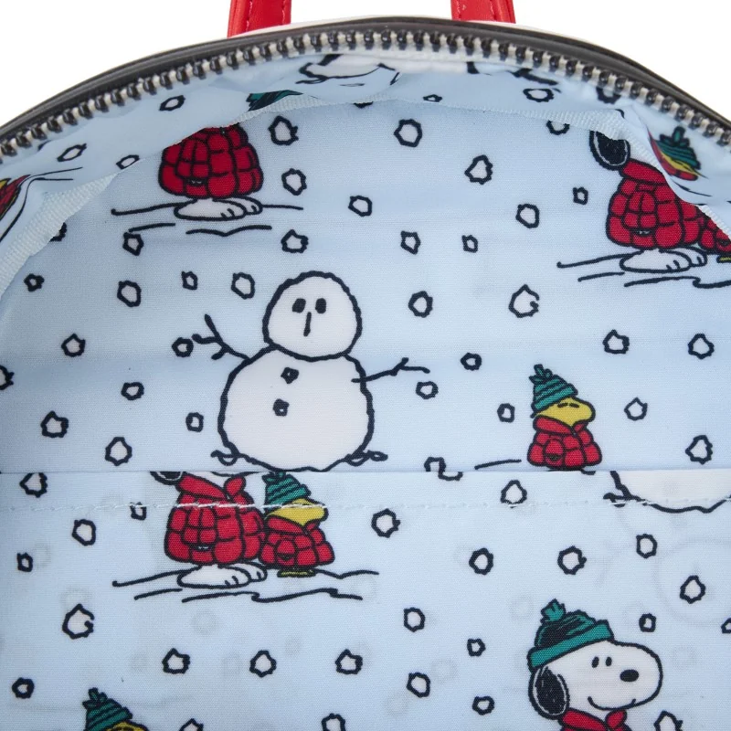 Snoopy Peanuts Loungefly Mini Backpack Holiday Collection