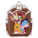  Disney Loungefly Mini Backpack Winnie Holiday Scene Pooh And Friends