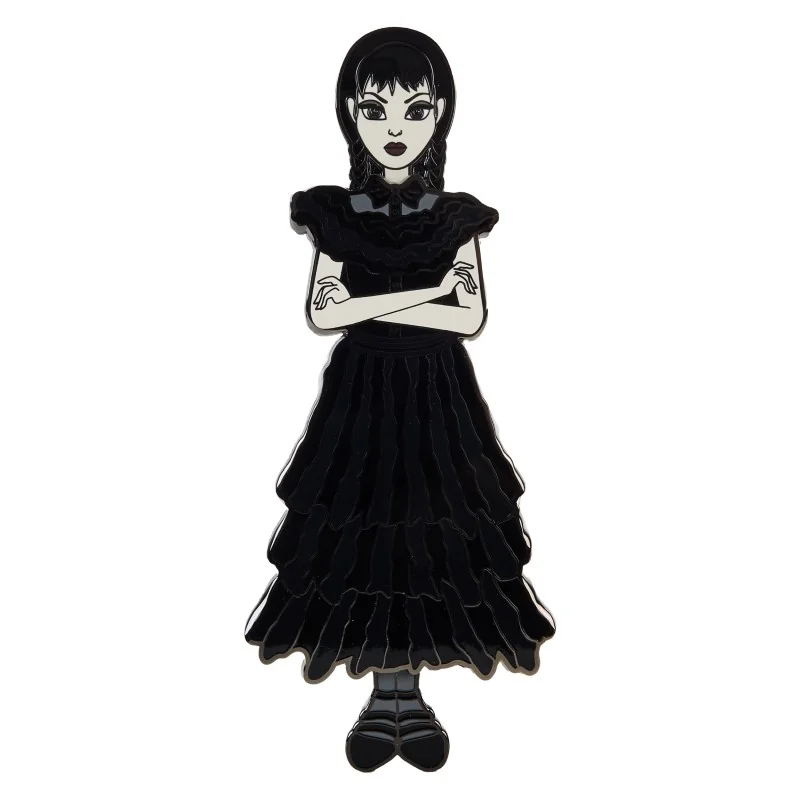 Loungefly Wednesday Loungefly Paper Doll Pin Wednesday Addams