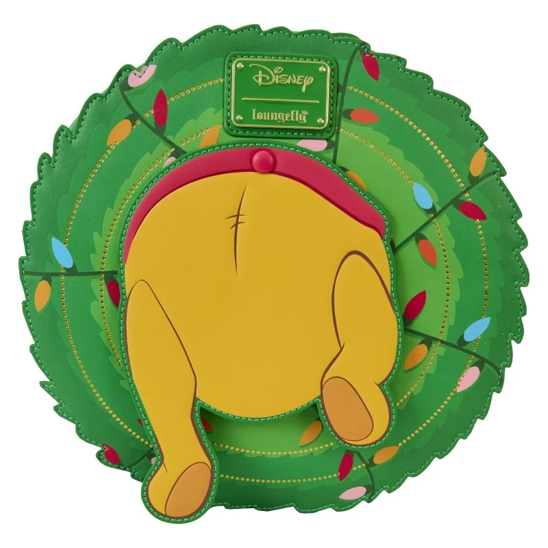 LFWDTB3096 Disney Loungefly Winnie Stuck In Wreath Handbag