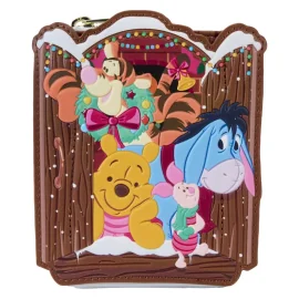  Disney Loungefly Wallet Wtp Holiday Scene Pooh And Friends