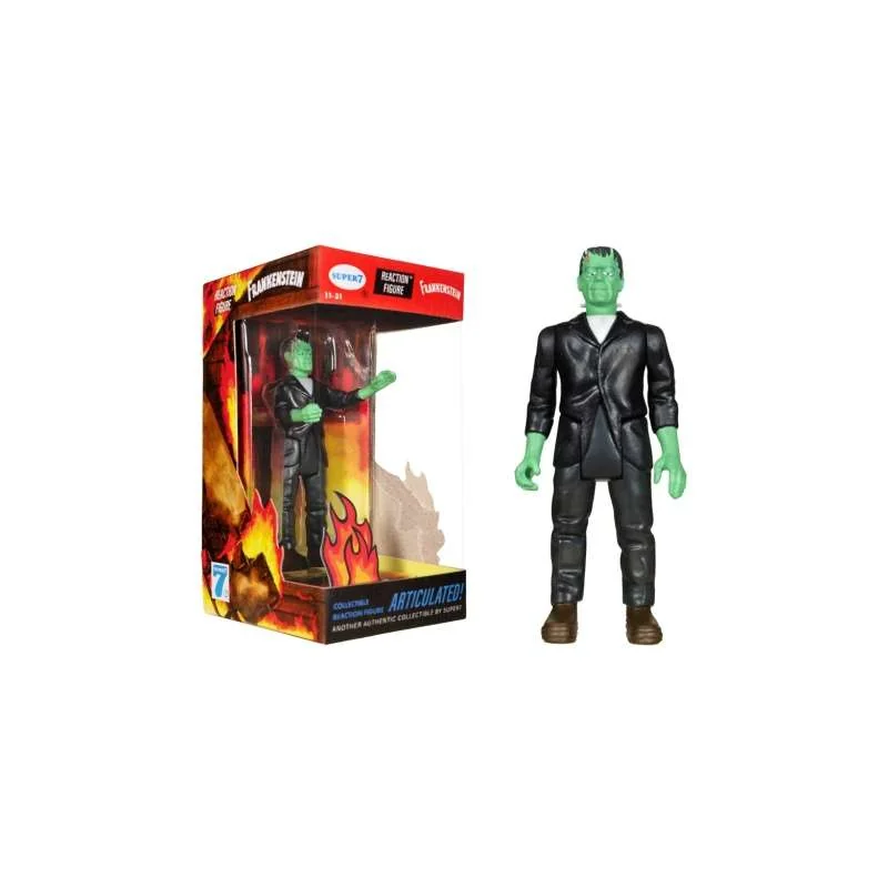 Figurina Universal Monsters Reaction Frankenstein (fire Box)