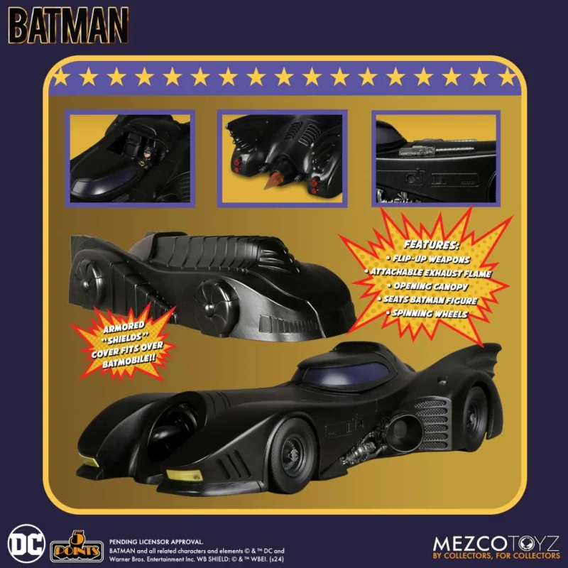 Repliche: 1:1 5 Points 1989 Batman Batmobile