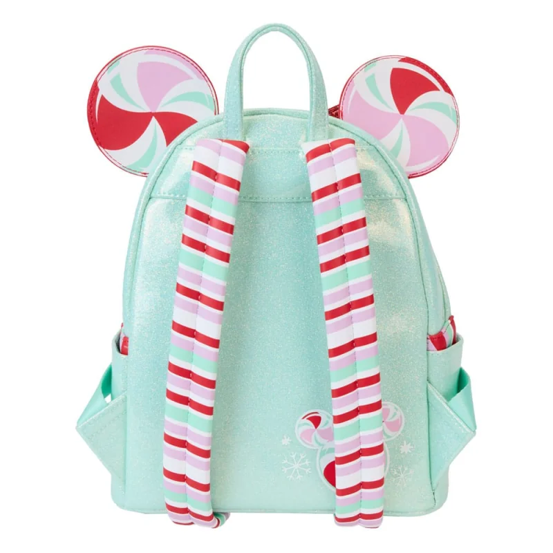 LF-WDBK3460 Disney by Loungefly backpack Mini Minnie Holiday Peppermint Ornaments