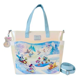  Disney by Loungefly Mickey and friends Winter Wonderland carry bag