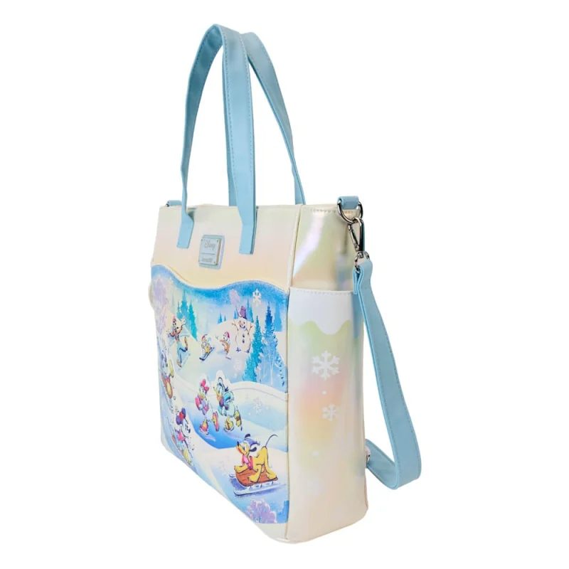 Borse Disney by Loungefly Mickey and friends Winter Wonderland carry bag