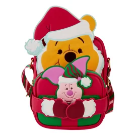  Disney by Loungefly Winnie the Pooh Santa Pooh Crossbuddies Shoulder Bag