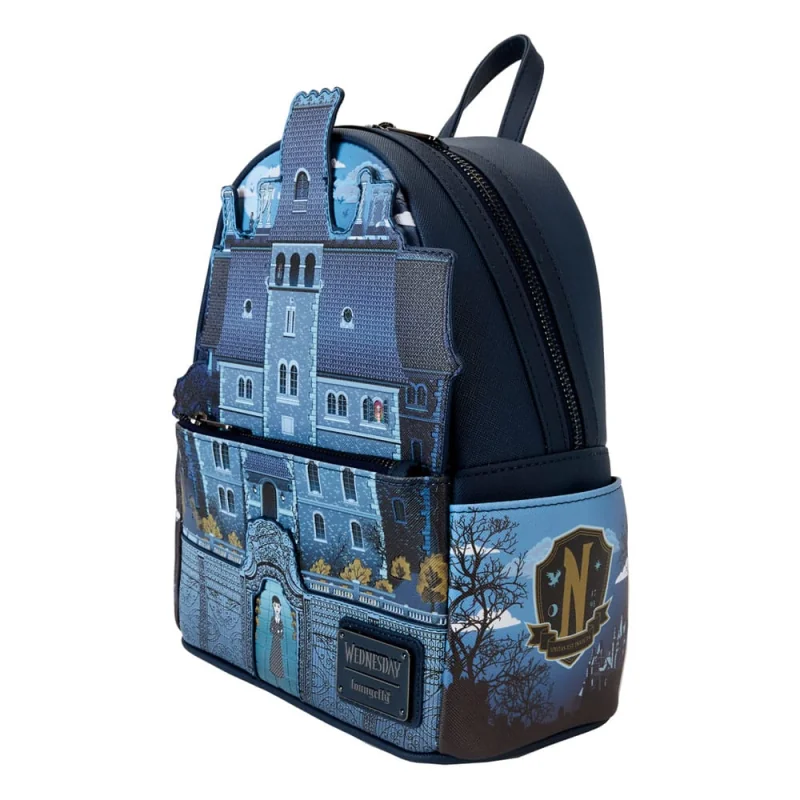 Loungefly Wednesday by Loungefly Mini Nevermore Academy backpack