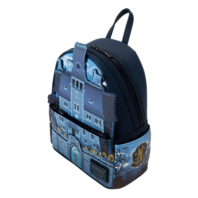 LF-WEDBK0006 Wednesday by Loungefly Mini Nevermore Academy backpack