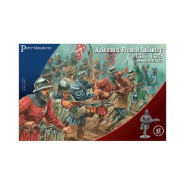 Figurini Miniature Perry - Fanteria francese Agincourt 1415-29