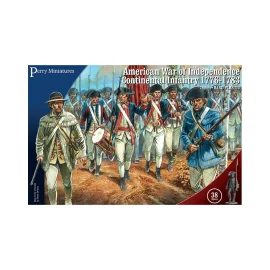 Figurini Miniature Perry - Fanteria continentale della Guerra d'indipendenza americana 1776-1783