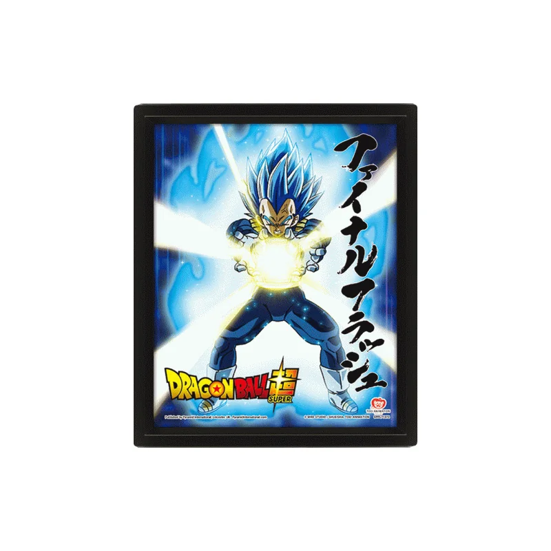  Dragon Ball Super - Poster 3D lenticolare - Una squadra sopraffatta (23,5 x 28,5 cm)