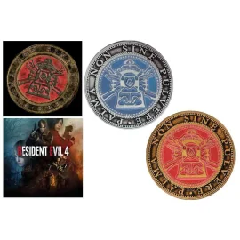  Resident Evil 4 Set Of Two Tokens