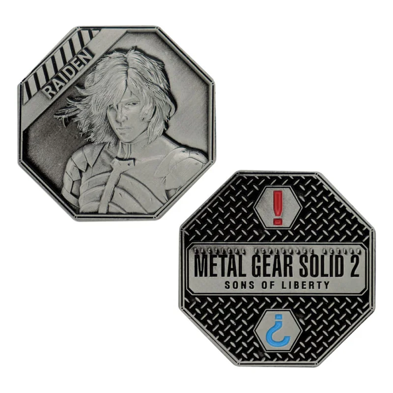 Monete Metal Gear Solid 2 collectible Raiden Limited Edition