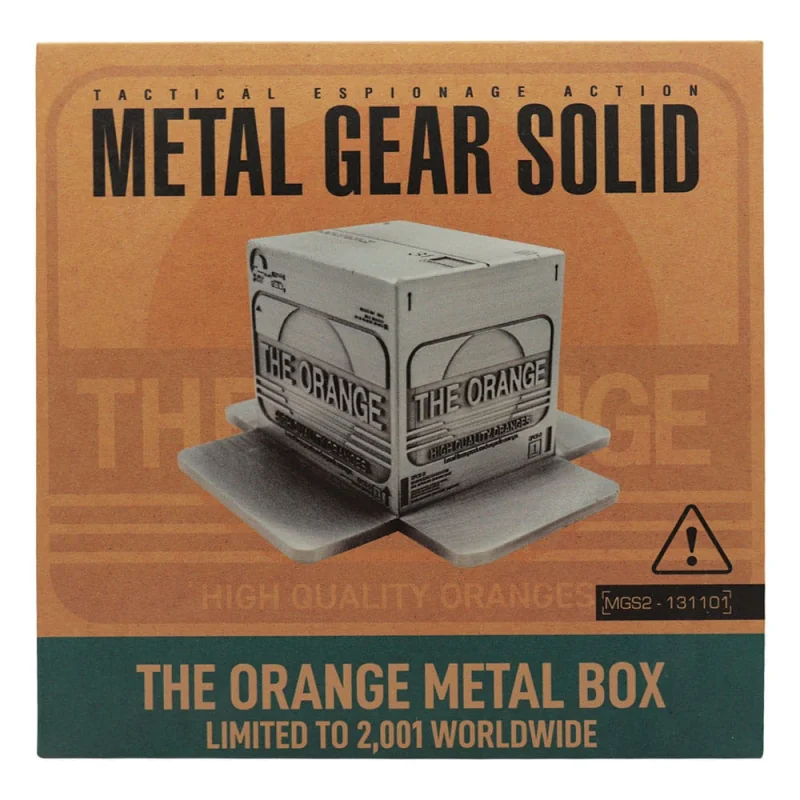 FNTK-KON-MGS201 Metal Gear Solid 2 Replica Cardboard Box