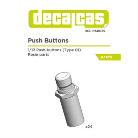  PUSH BUTTON RESIN PARTS 24UNITS