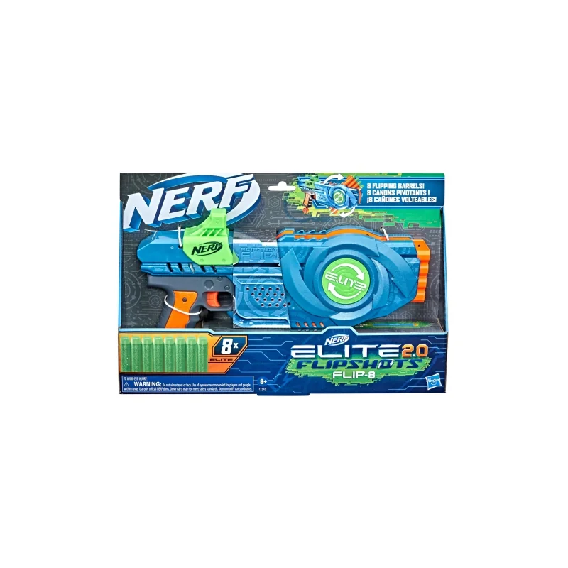  Hasbro - Nerf Elite 2.0 Flipshots Flip-8