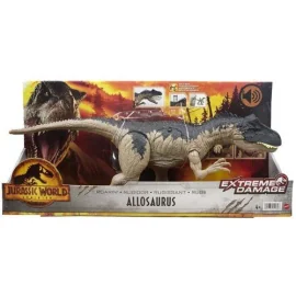 Figurina Mattel - Jurassic World Extreme Damage Roarin Allosaurus