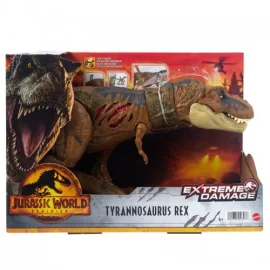 Figurina Mattel - Jurassic World Dominion Extreme Damage Tyrannosaurus Rex