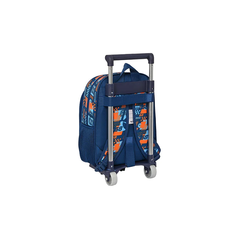 Borse Blue wheeled schoolbag - Speed club - 27 x 33 x 10 cm - Hot Wheels