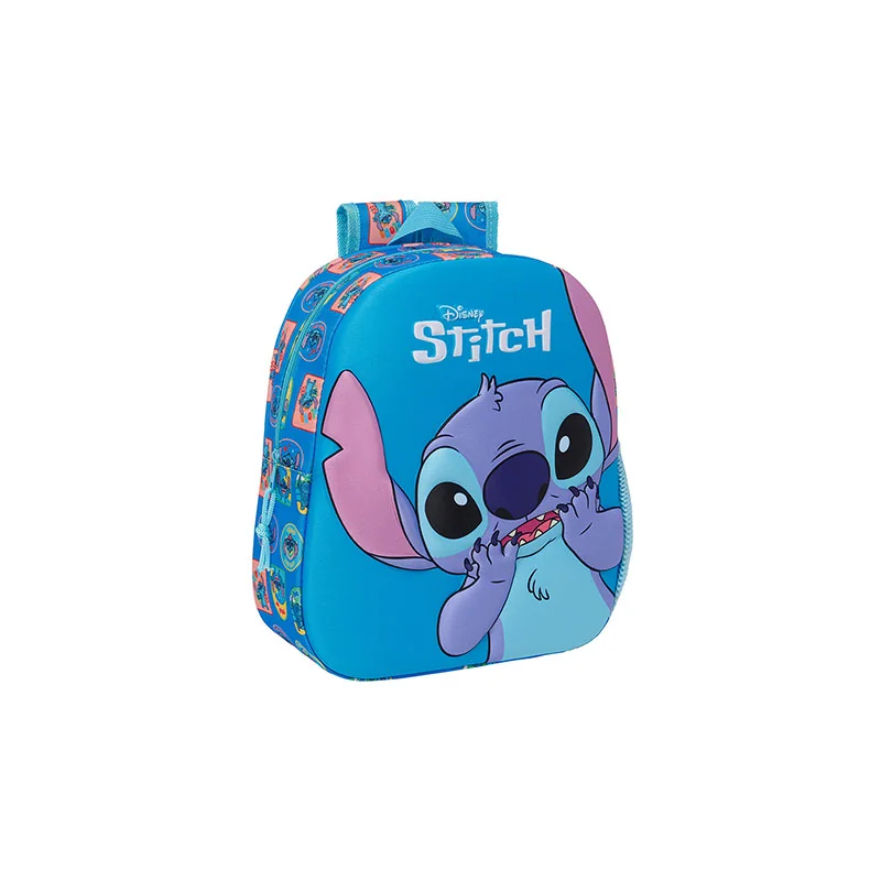  3D Backpack - 33 x 27 x 10 cm - Stitch - Disney