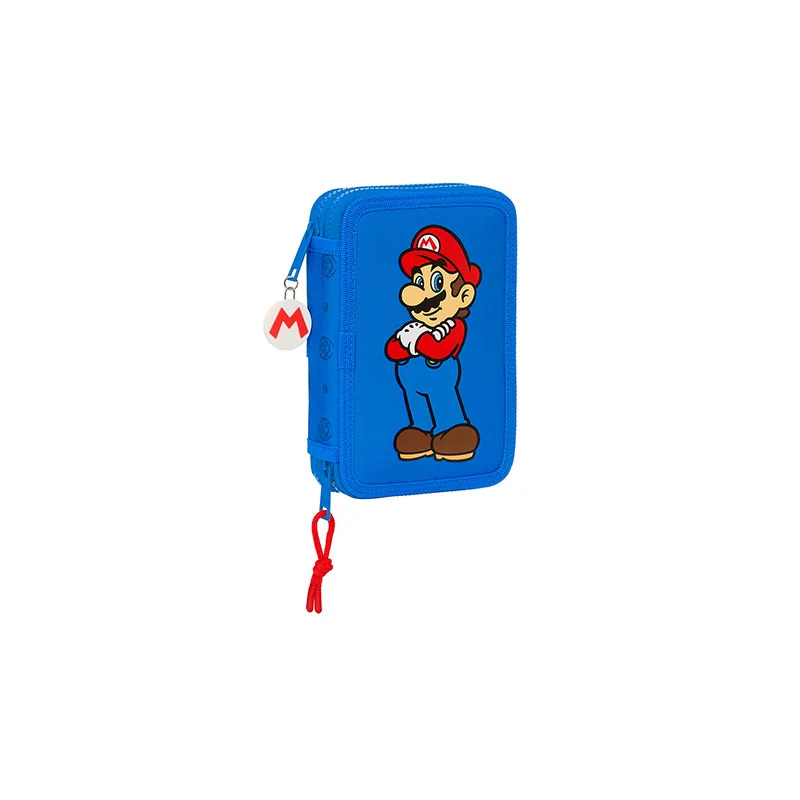  Double pencil case & stationery set (28 pieces) - Super Mario ™