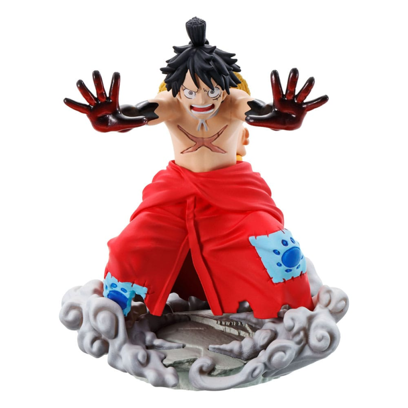 MEHO518707-SET ONE PIECE - Logbox Re Birth Wanokuni - Set 4 Petitrama Statuettes 9cm