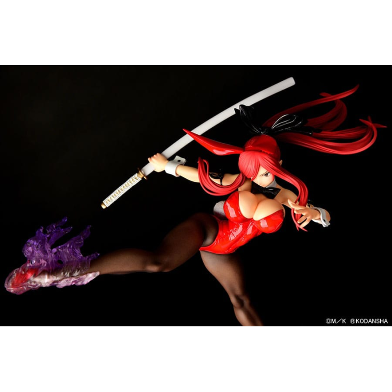 Fairy Tail statuette 1/6 Erza Scarlet High Kick Crimson Bunny Ver. 37cm